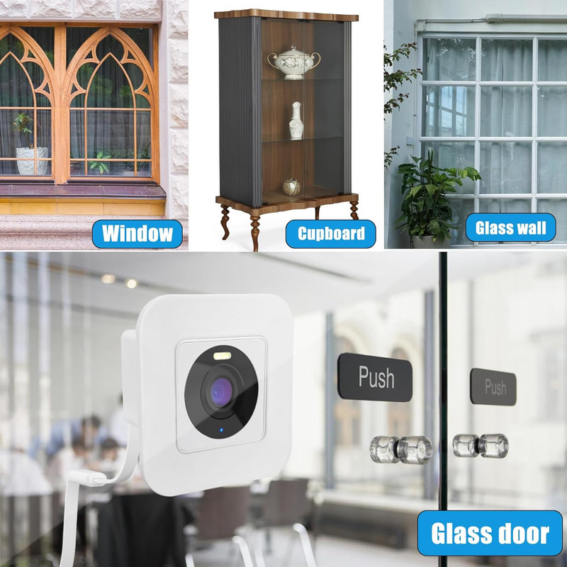 2 Pack Window Mount Fits for Wyze Cam OG Camera,Self Adhesive Camera Holder Atta gallery