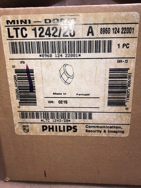 Philips Mini Dome 3W Security Camera Model #LTC1242/20 *** NEW IN BOX *** gallery