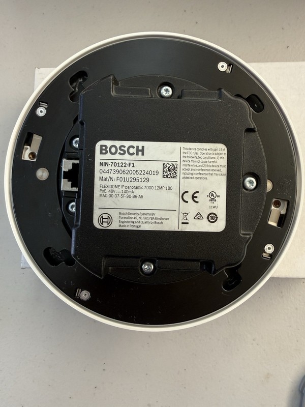 Bosch FLEXIDOME IP Panoramic 7000 12MP 180° IVA Camera NIN-70122-F1 gallery