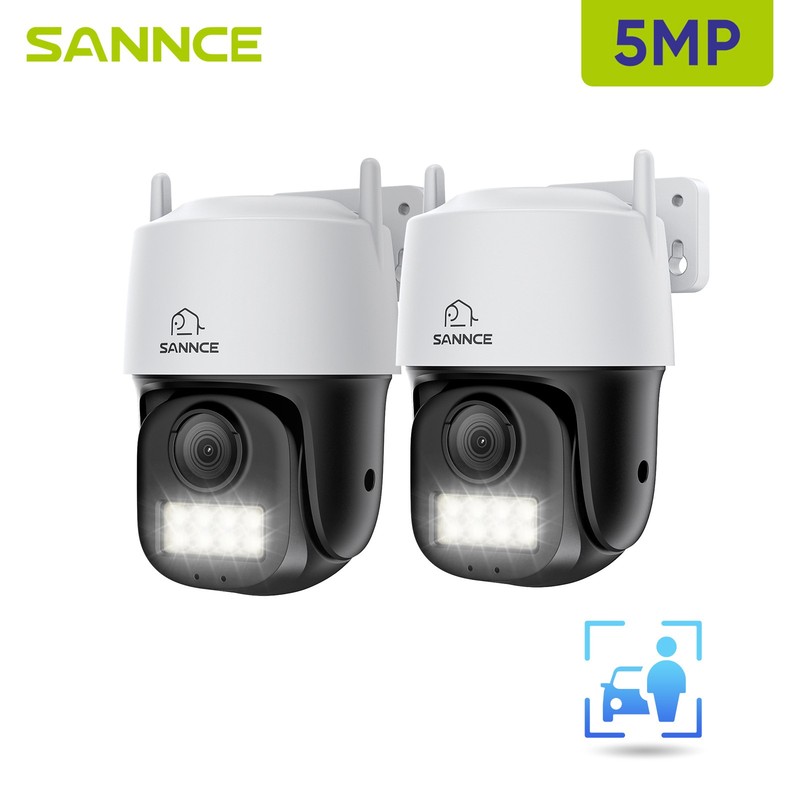 SANNCE 3K Color PoE PT Security IP Camera Two Way Audio Human Vehicle Detection gallery