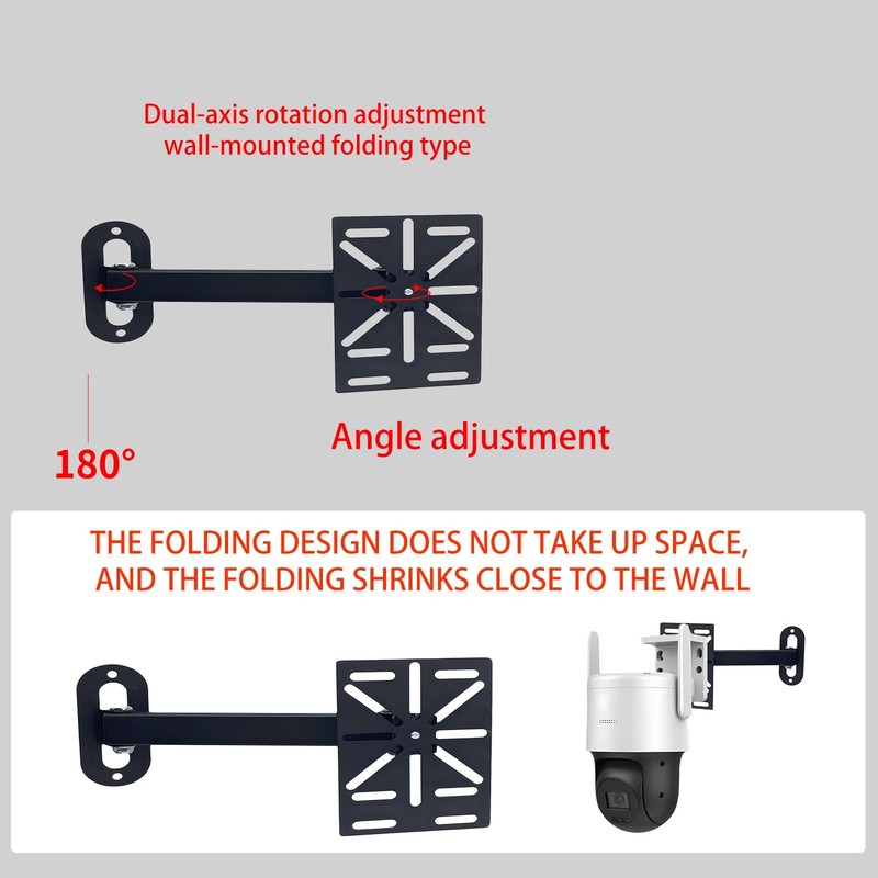 Movable LShaped Security Dome Camera Wall Mount Bracket 7.8in Holder gallery