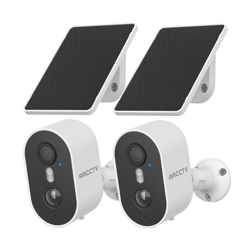 ARCCTV Security Camera Wireless Outdoor, 4MP Recharge Battery Powered WiFi Ca…