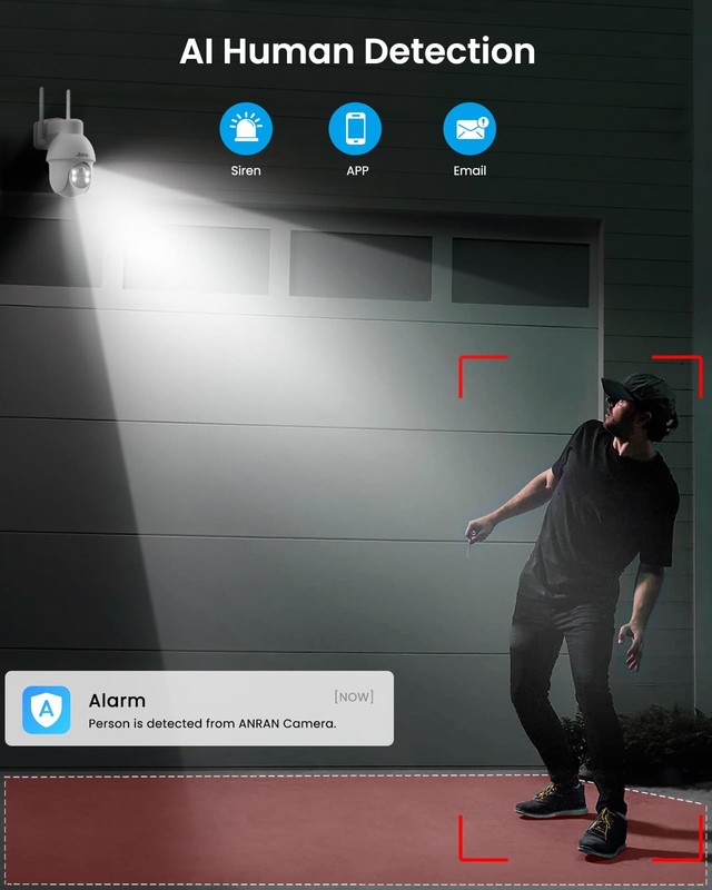 Solar Security Camera Wireless Outdoor: 2K WiFi Camera with Adjustable Solar ... gallery