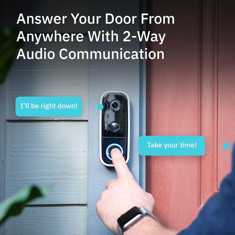 Wireless Video Doorbell Cam & Chime - All-In-One Weatherproof Wi-Fi Connected HD gallery