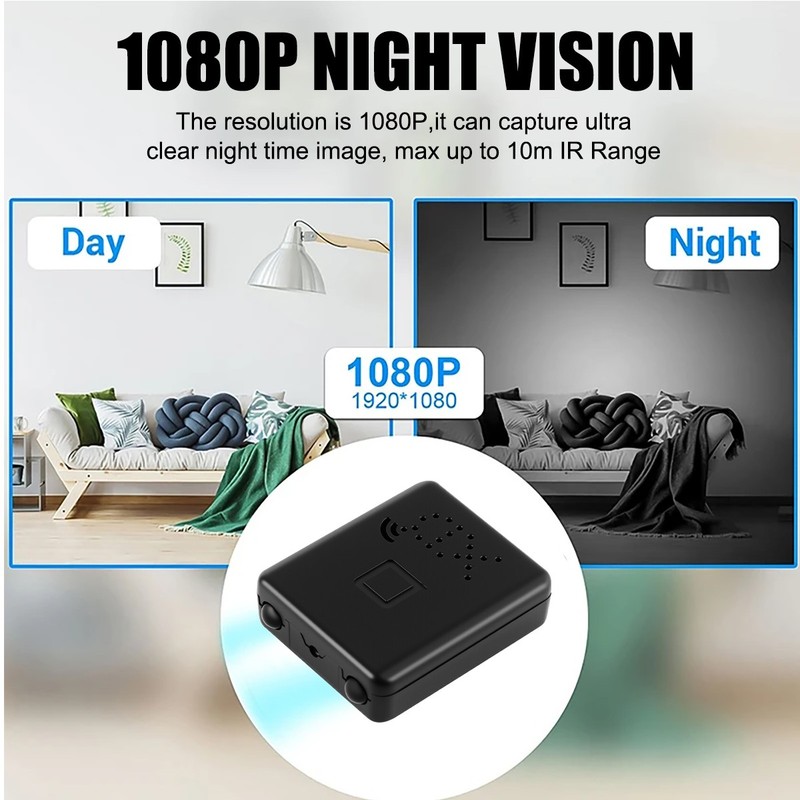 Mini Micro HD 1080P Camera Audio Video Recording WiFi Night Vision Security Cam gallery