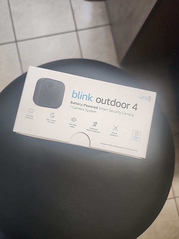 Blink Outdoor 4 (4th Gen) Wire-free Smart Security Camera - Black (B0B1N5HW22) gallery