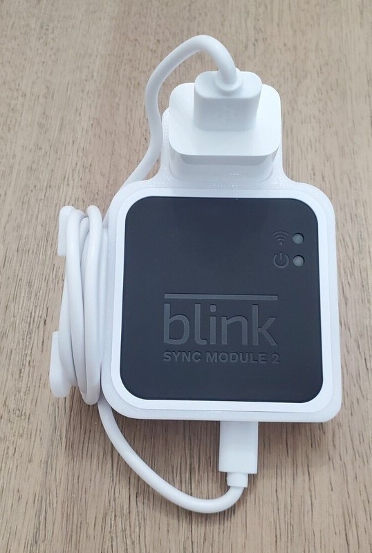Blink Sync Module 2 Outlet Wall Mount Stand for Holder Hanger 3D Printed gallery