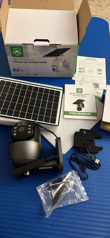 SOLIOM S600 - 3G/4G LTE Outdoor Solar Powered Cellular Security 5MP Camera gallery