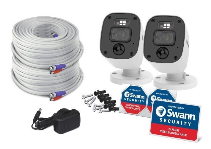 Swann PRO-1080MQB 1080p Enforcer Bullet CCTV Cameras Flash Audio 4680 x 2 gallery