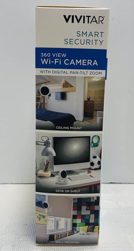 360 Wide Angle View Smart Home 1080p HD NEW Security Camera Vivitar IPC117 Wi-Fi gallery