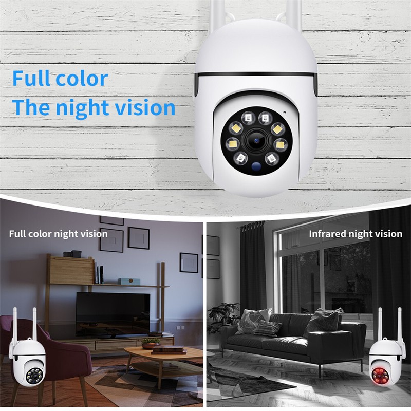 Outdoor WiFi 1080P Home Security Cameras 2.4Ghz 360° View, 2-Way Audio Cameras gallery