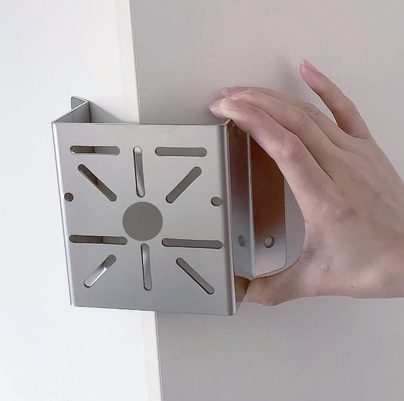 CCTV Security Camera Corner Mount Bracket, Stainless Steel Wall Corner Adapte... gallery