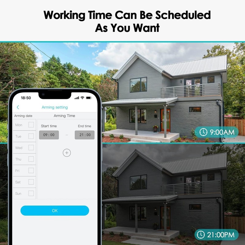 2K Wireless Outdoor Security Camera - Solar Powered with 360° HDR Night Vision gallery