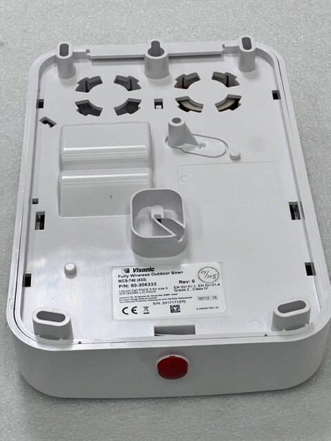 Visonic MCS-740(433) Rev:0 Fully Wireless Outdoor Siren New gallery