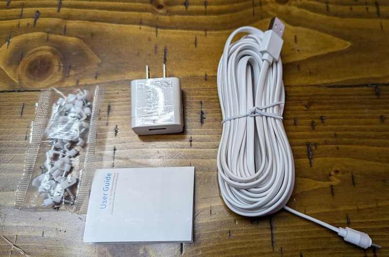 Outdoor Security Camera Power Cable, IP65 Weatherproof Interface Shell 25FT NEW