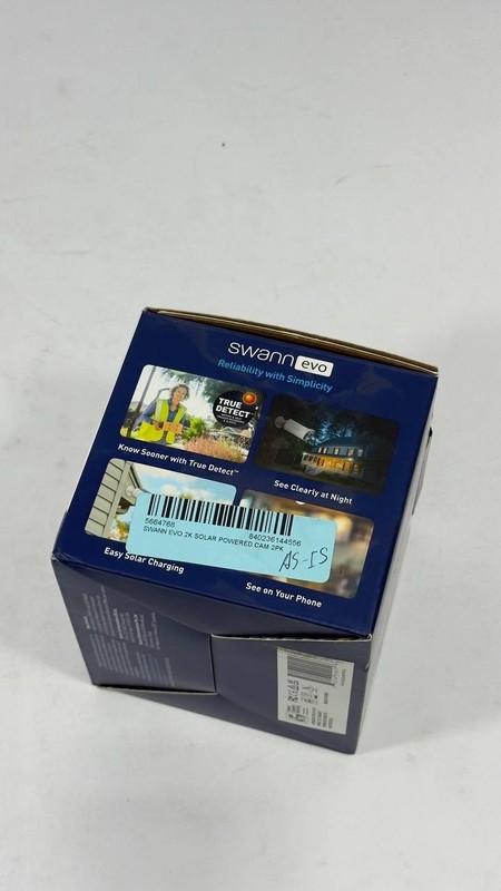 Swann Evo Wireless Outdoor 2K Cameras with Integrated Solar Panel (AS IS) gallery