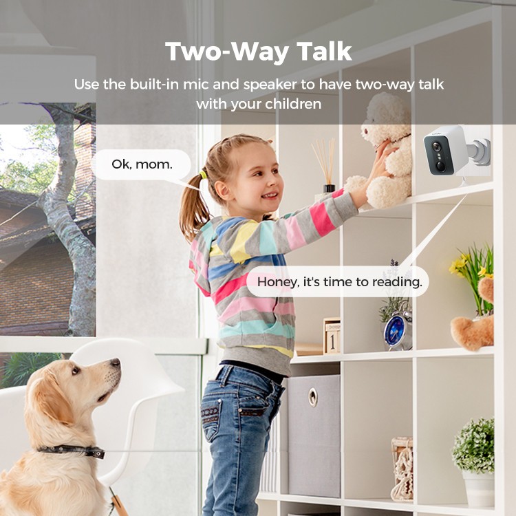 LNDU Wireless Security Camera 4K IR Night Vision Outdoor Home WiFi AI Detection gallery