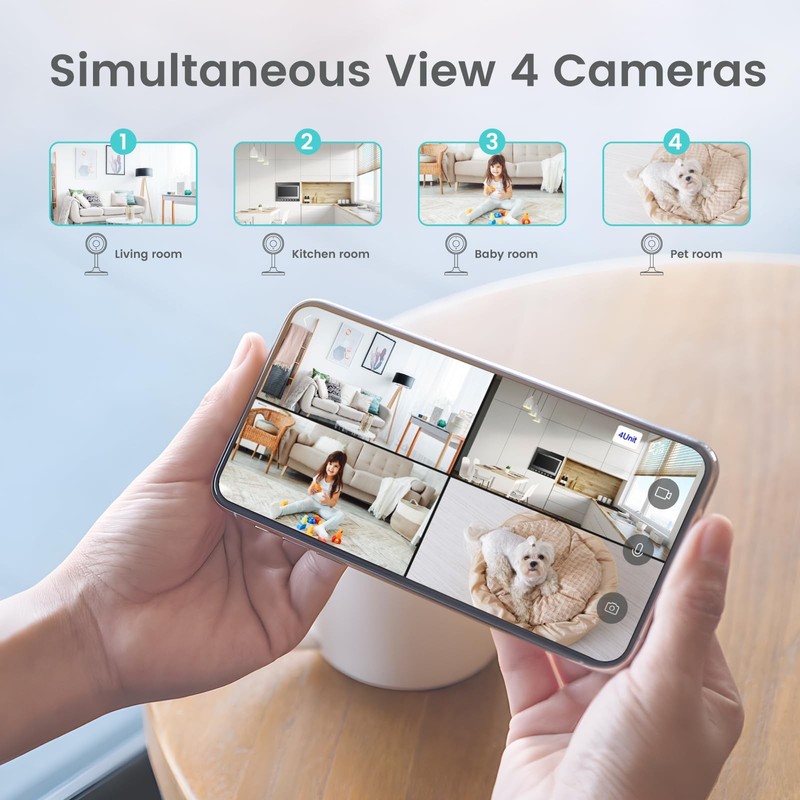 Camara De Seguridad Para El Hogar Với Deteccion De Movimiento Y Wifi Pro gallery