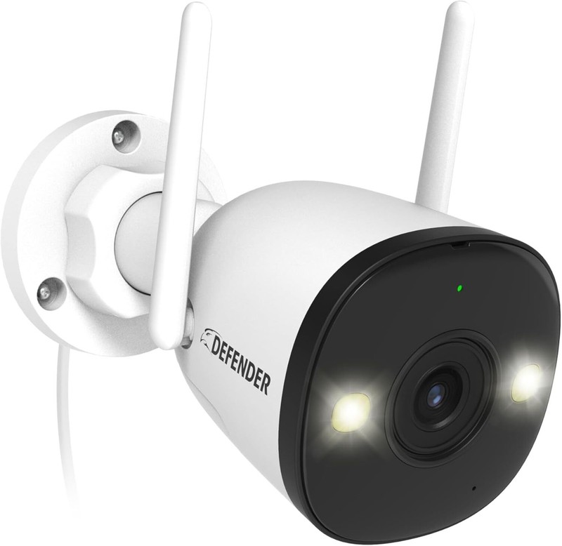 8MP Outdoor WiFi 6 Security Camera AI Human & Vehicle Detection Two-Way Audio