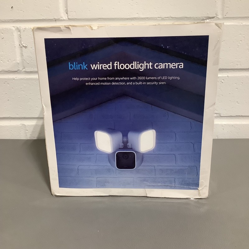 Blink 1080p Wired Floodlight Camera 2600 lumens HD live view Works w/ Alexa BFM0 gallery
