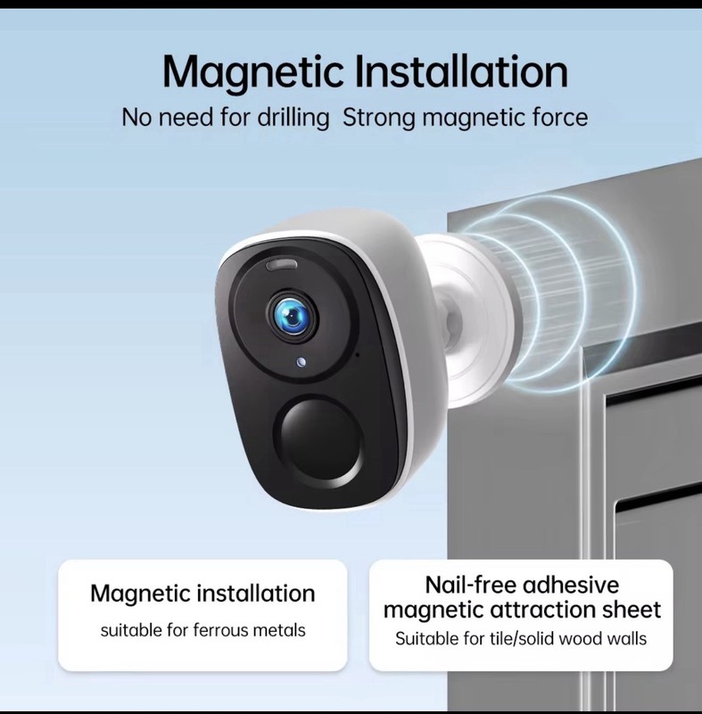 2K Solar Wireless Security Camera Outdoor 5600mAh Battery Powered SD/Cloud Stora gallery