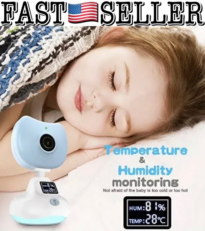 Wireless WIFI 720P Security Camera 2-Way Audio Cam Baby Monitor W/ Hum&Temp