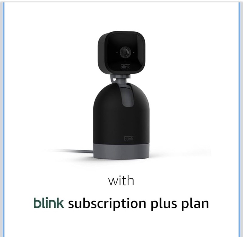 Blink Mini Pan-Tilt Camera – Black