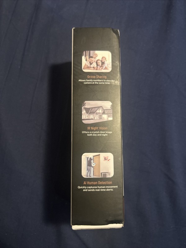 WiFi Wireless VideoDoorbell Smart Phone Compatible Security Camera Night Vision gallery