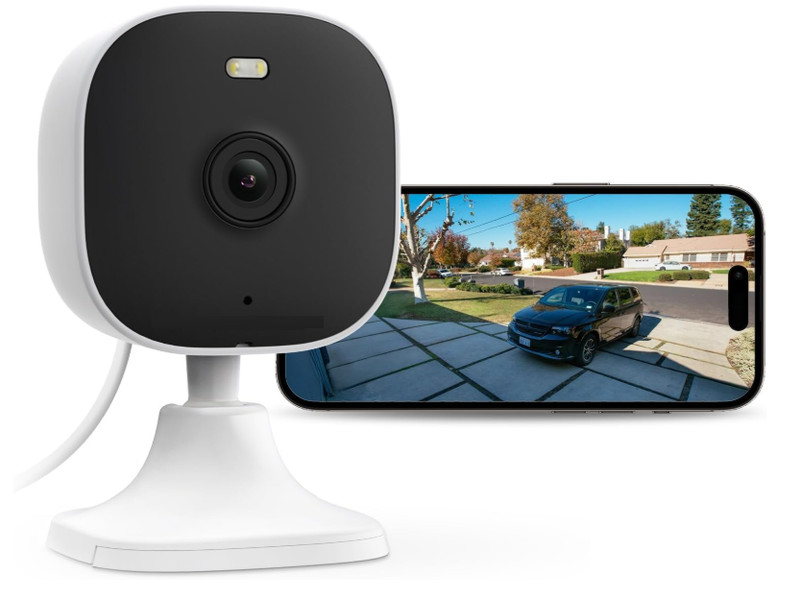 Cámara de seguridad 4MP con audio y video, interior/exterior, WiFi 2.4/5G. Blanc