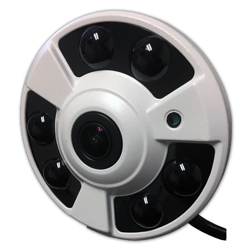 Sikker 8 Megapixel 8MP 4K AHD 1.6mm fisheye wide angle Lens Dome Camera