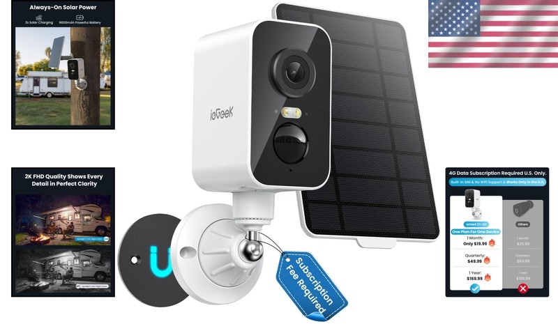 Weatherproof 4G LTE Security Camera with Color Night Vision for Total Protection gallery