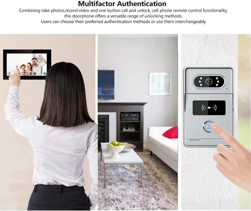 Xavhal Intercoms Wireless for Home, Video intercom System for Home,1080P door... gallery
