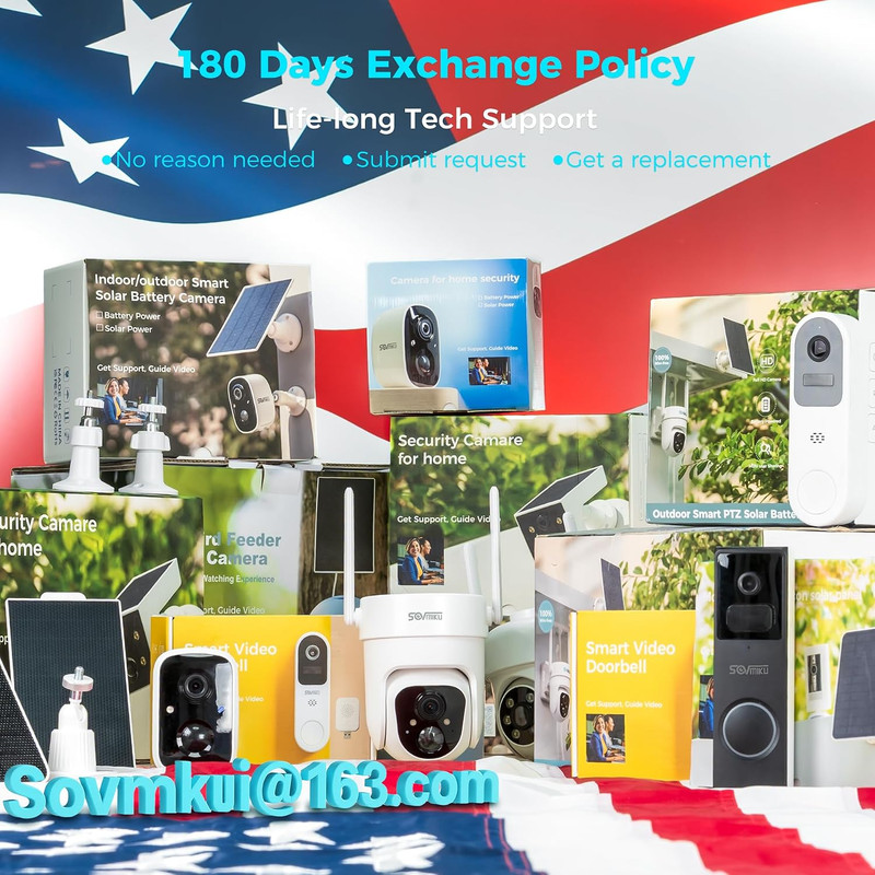 Vicohome 2CQ4 2K AI Solar Security Camera Wireless Outdoor,Battery Powered Cam, gallery