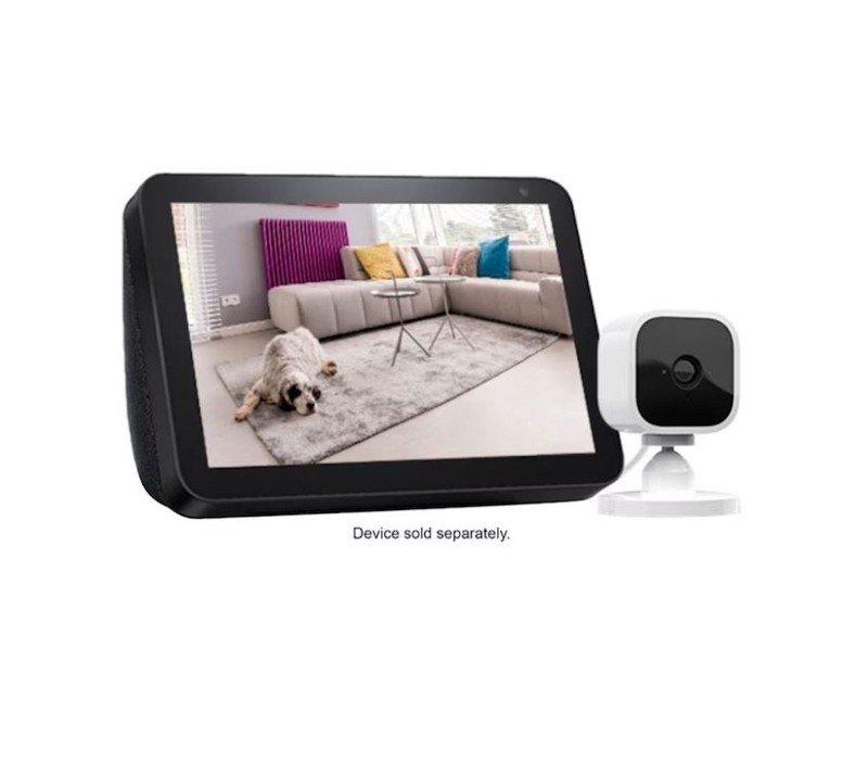Blink - Mini - Compact indoor plug-in smart security camera, 1080p, night vision gallery