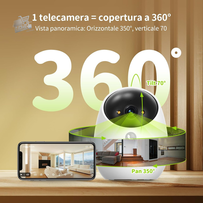 4K 12K 6MP Indoor WiFi Camera Dual Lens 360° Outdoor Alexa Night Colors gallery