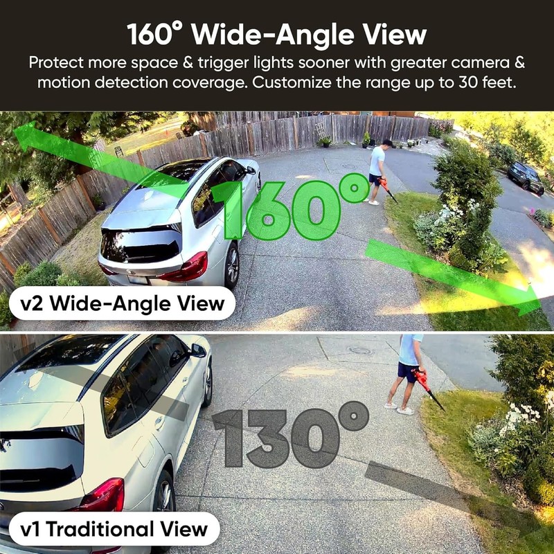 Floodlight Camera v2: 2K HD, 2800 Lumen Motion Light, 105dB Siren, WiFi gallery