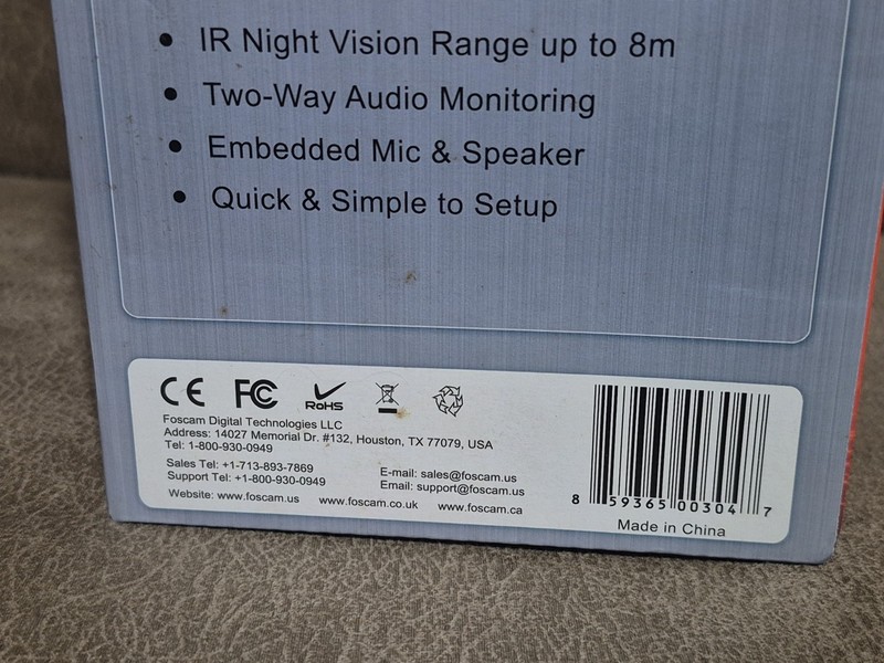 Foscam FI8918W Wireless IP Security Camera Pan Tilt Night Vision w/ Power gallery
