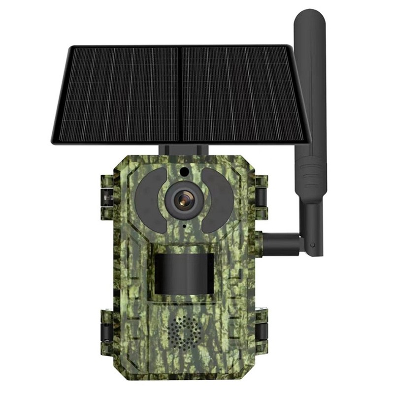EU 4G LTE Cellular Trail Camera Solar Hunting Camera with SIM Card 8074