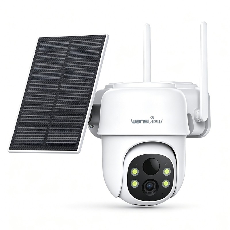 Wansview Security Camera Outdoor Home Wifi Color Night Vision Cam 2K Wireless