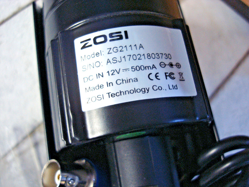 NEW - Zosi ZG2111A Bullet Security Camera with Night Vision + BNC Cable gallery