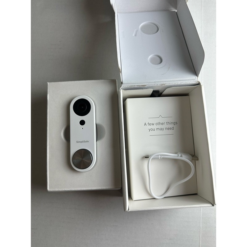 Simplisafe Video Doorbell Pro-HDR Imaging 1080p HD 2-way Audio Smart Motion gallery