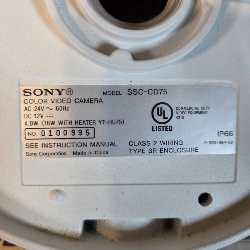 Sony SSC-CD75 Super HAD CCD Color Video Camera gallery