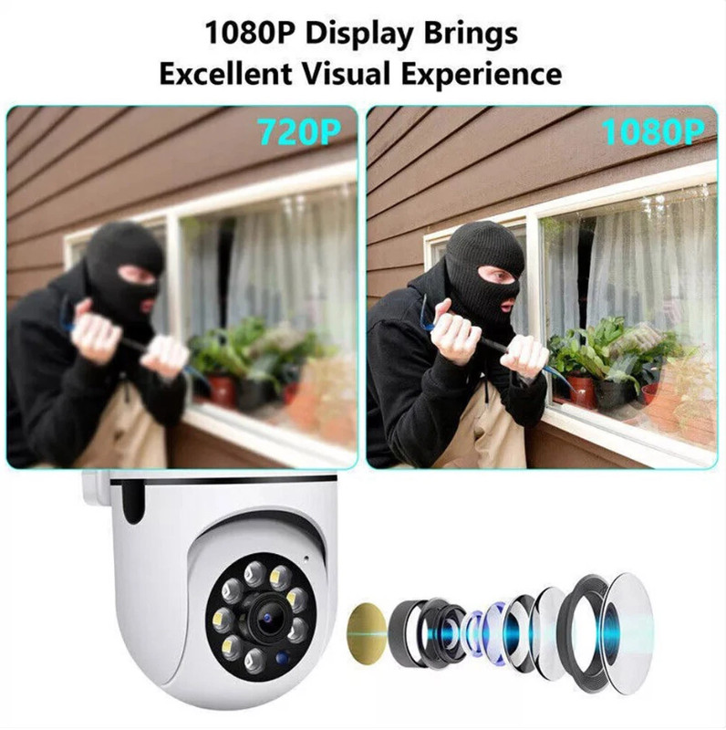 2-Pack Wireless 5G WiFi Security Camera System Smart Outdoor Night Vision 1080P gallery
