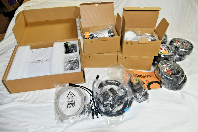 Defender 4k camera. Model 4K2T8B8V2, 8 camera, 1 controller and all cables gallery