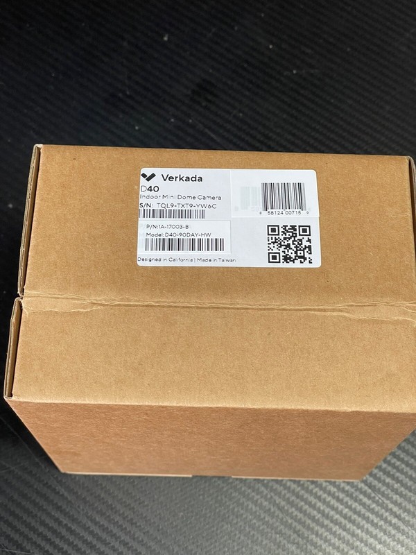 VERKADA D40 D40-90DAY-HW 1A-17003-B Indoor Mini Dome Security Network IP Camera gallery
