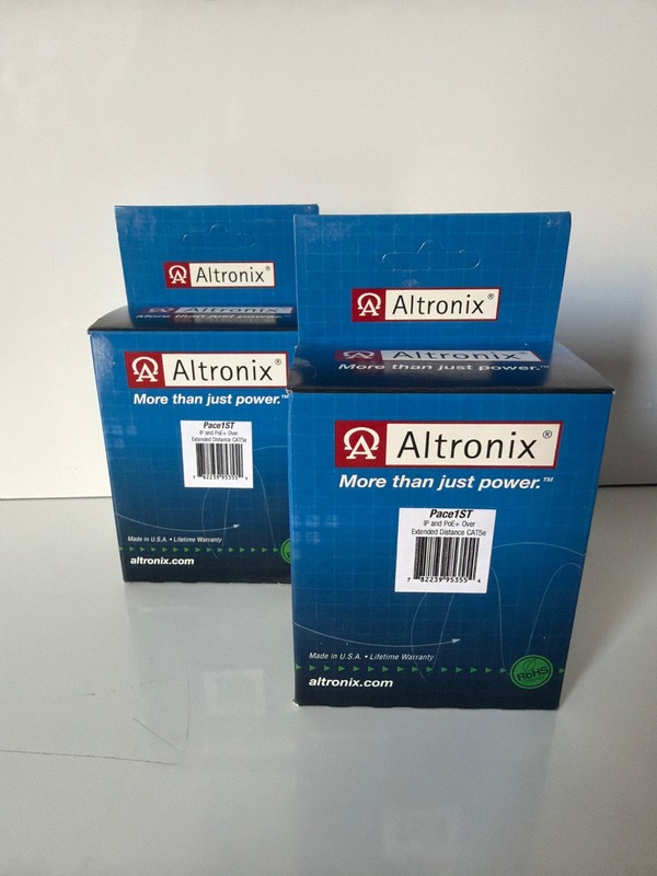 Altronix PACE1ST IP And PoE + Over Extended Distance CAT5e ( Lot 2PCS )