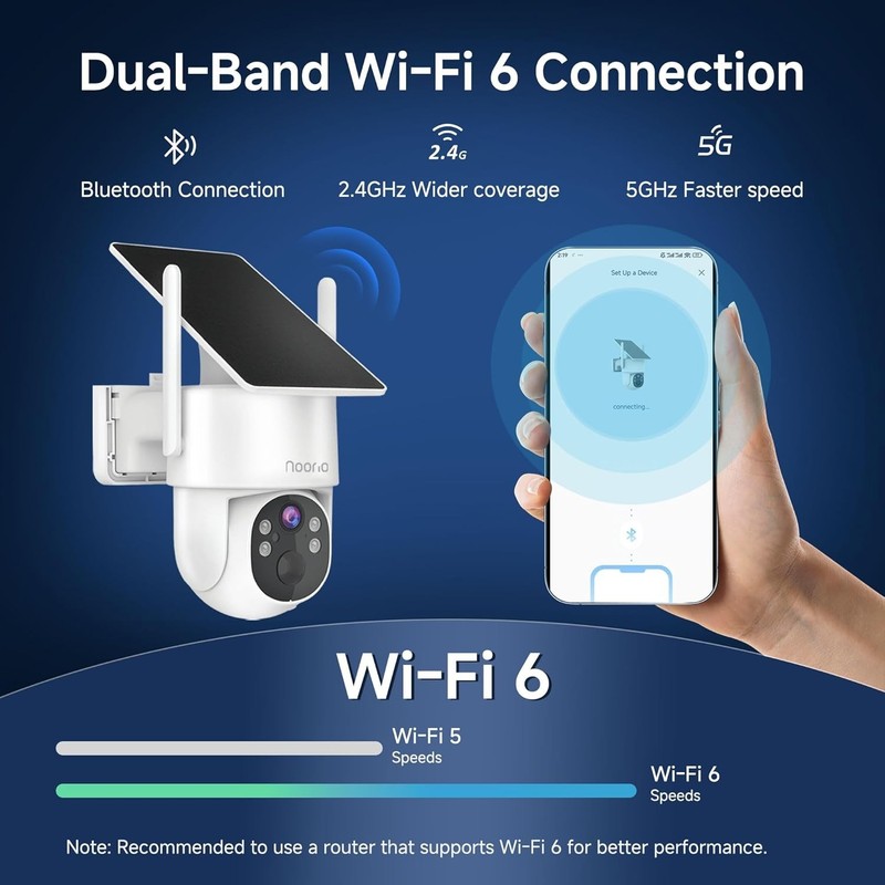 Solar Security Camera Wireless Outdoor, 2K Cameras for Home Security, 4MP 360... gallery