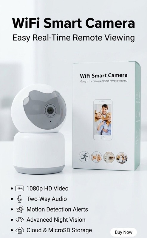 WiFi Cameras for Kids and Pets monitoring