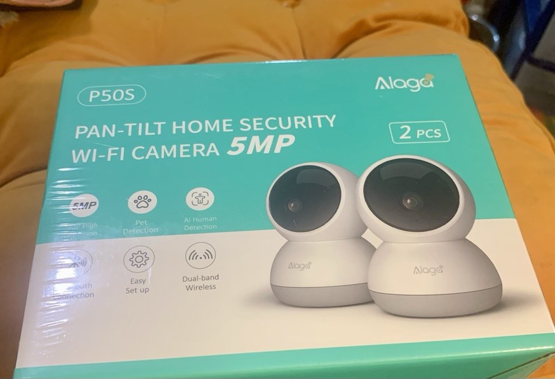 2x 5MP Wi-Fi Home Security Camera System gallery
