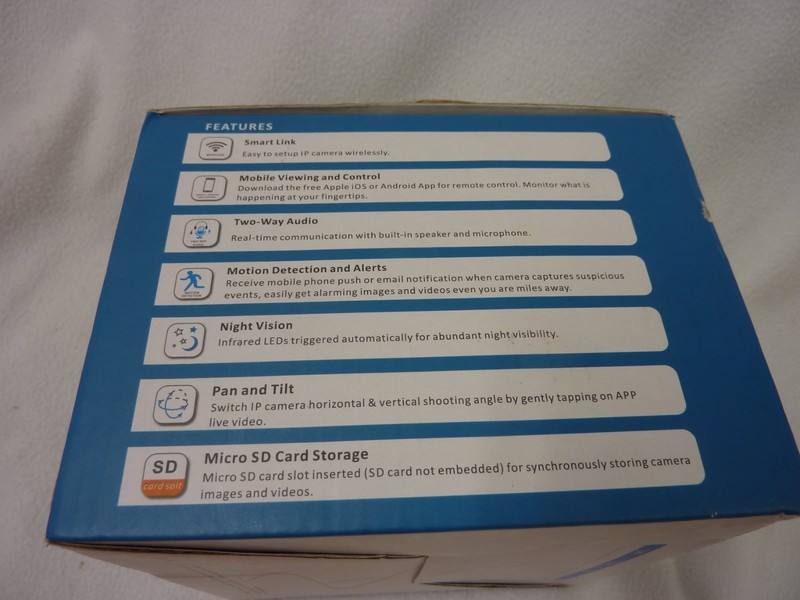 TENVIS WIRELESS IP NETWORK CAMERA MODEL TH661 WITH STAND & QUICK START GUIDE gallery